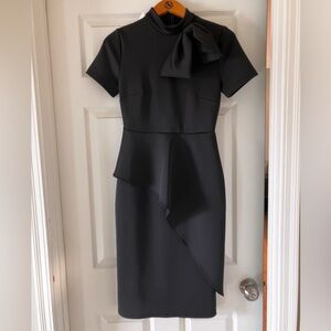 Elegant Black Dress with bow